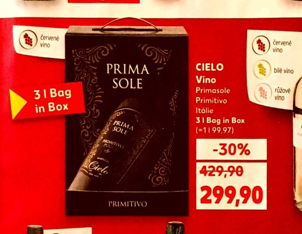 PRIMA SOLE Primitivo 3l Bag in Box