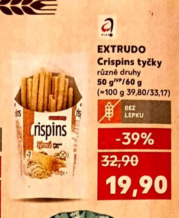 EXTRUDO Crispins tyčky