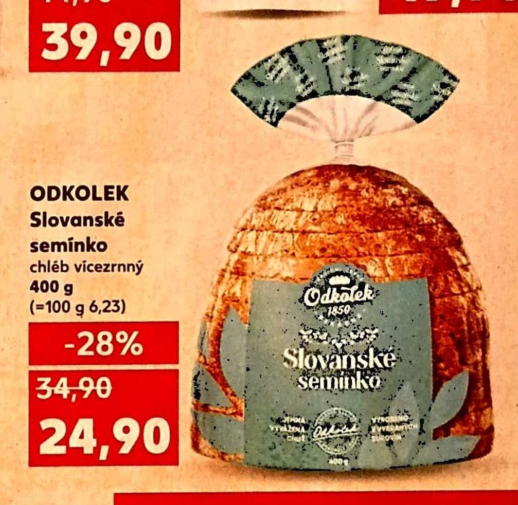 ODKOLEK Slovanské semínko chléb vícezrnný