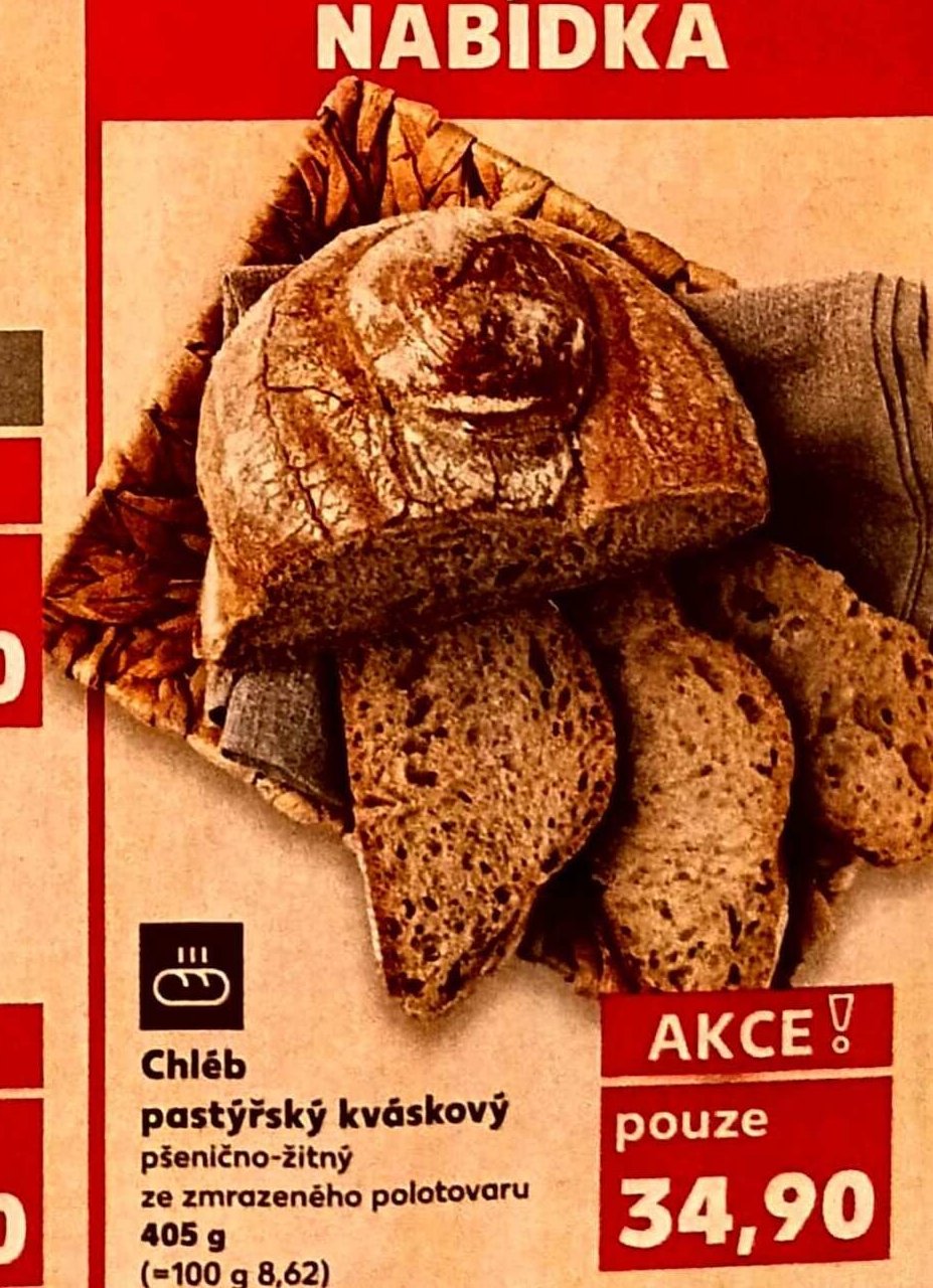 Chléb pastýřský kváskový pšenično-žitný