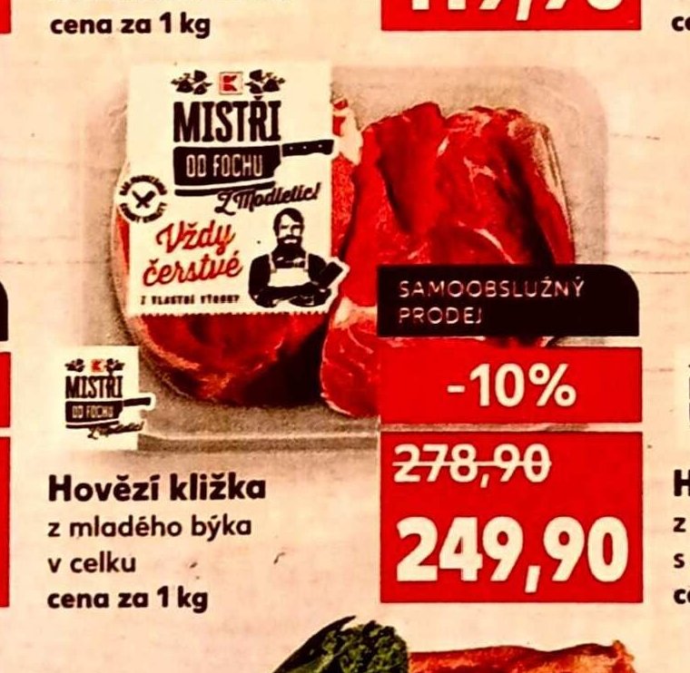 Hovězí kližka z mladého býka