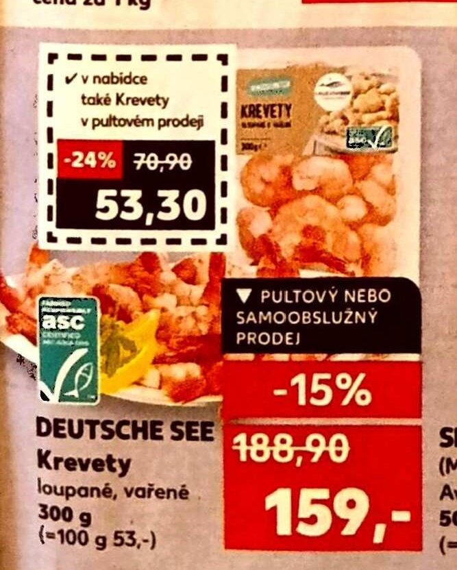 Deutsche See Krevety