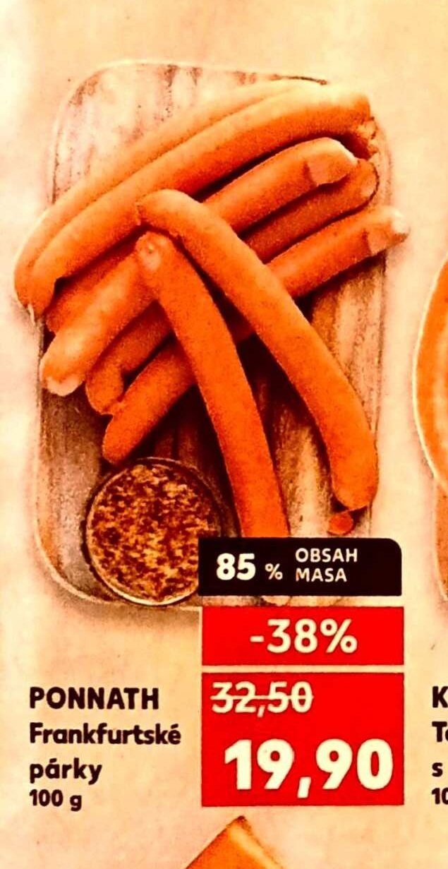 Ponnath Frankfurtské párky