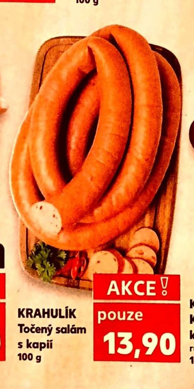 Krahulík Točený salám s kapií
