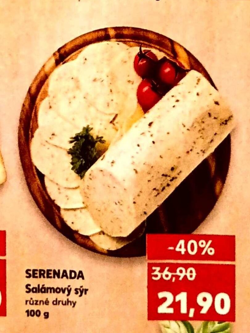 Serenada Salámový sýr různé druhy