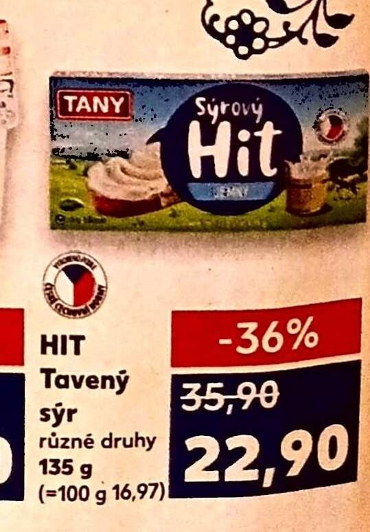 HIT Tavený sýr