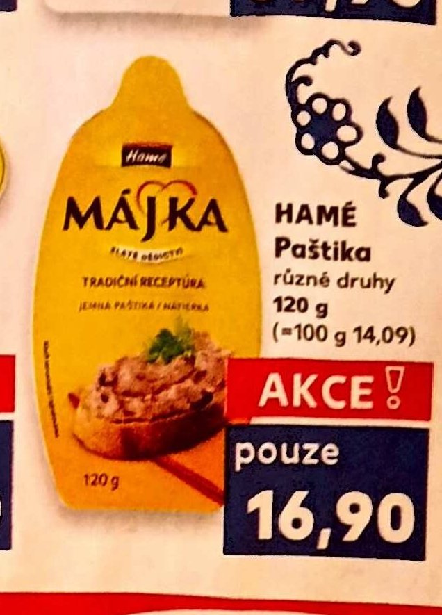 Hamé Májka Paštika různé druhy 120 g