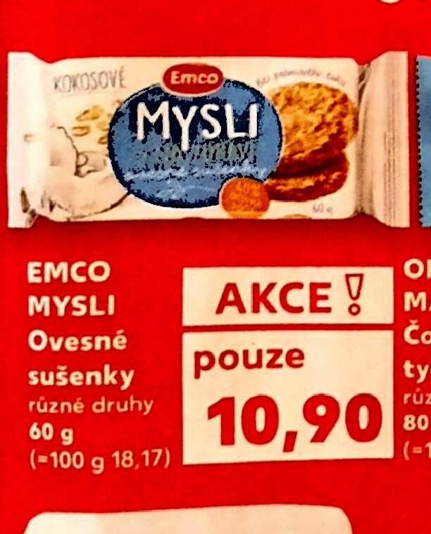 Emco Mysli Ovesné sušenky různé druhy 60 g