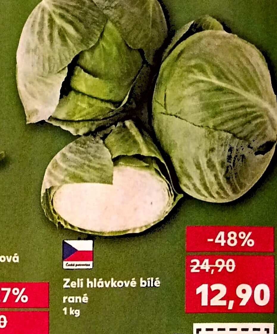 Zelí hlávkové bílé