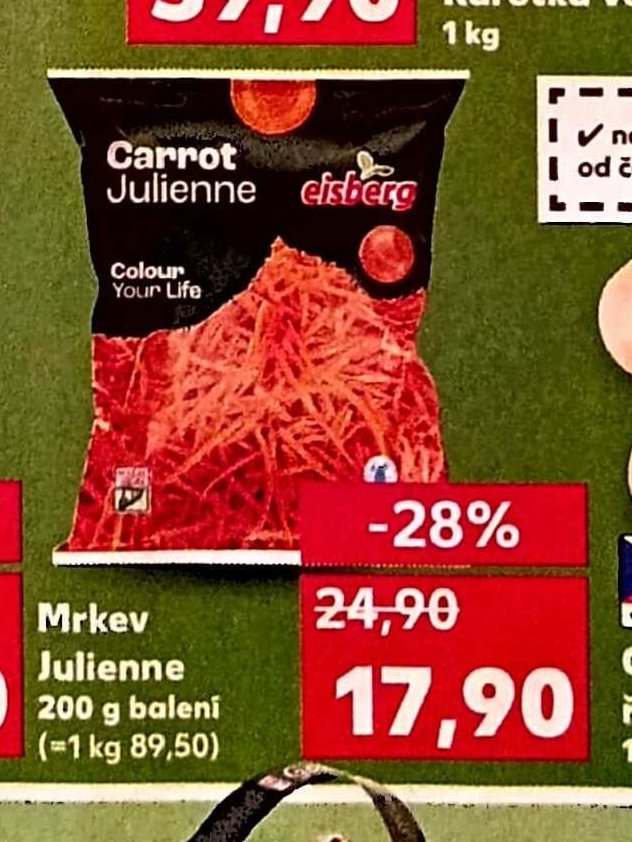 Mrkev Julienne