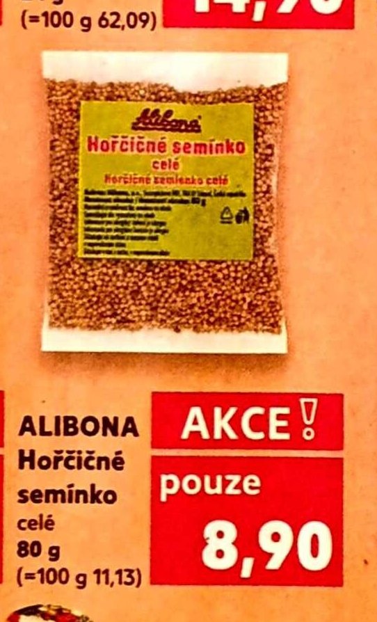 ALIBONA Hořčičné semínko