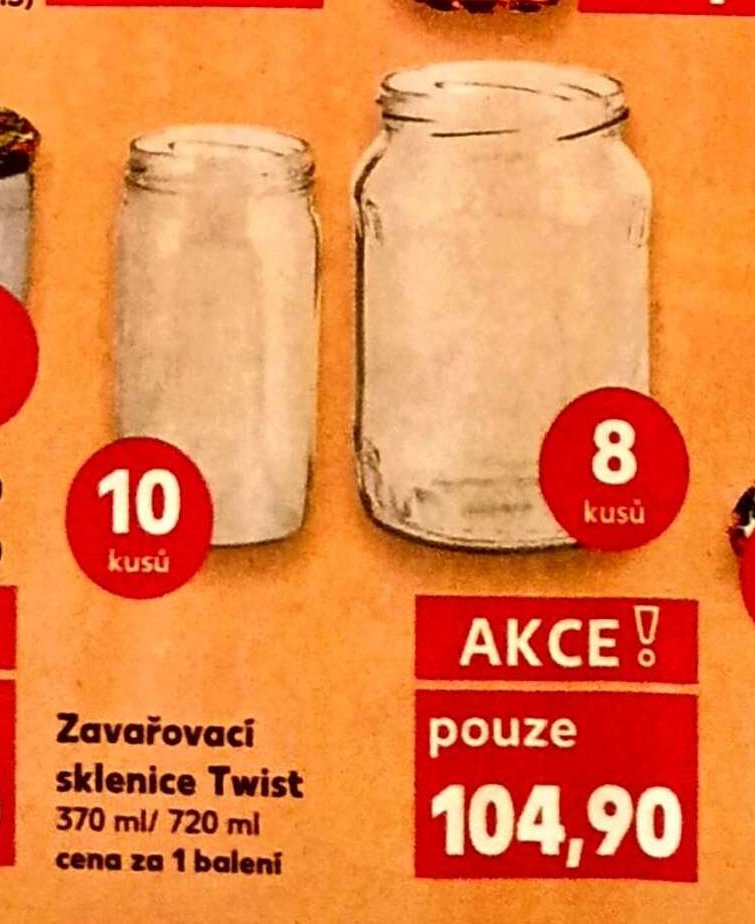 Zavařovací sklenice Twist