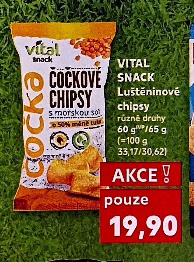 Vital Snack Čočkové chipsy