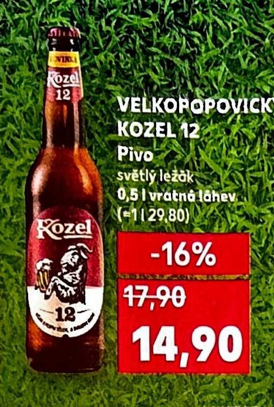 Velkopopovický Kozel 12 Pivo