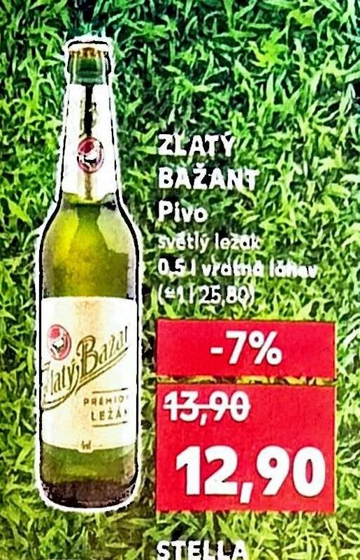 Zlatý Bažant Pivo