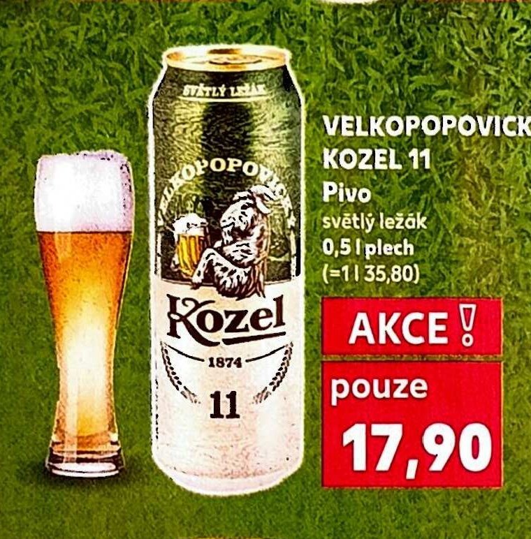 Velkopopovický Kozel 11 Pivo