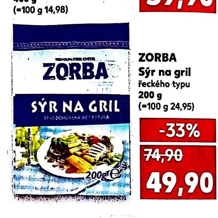 ZORBA Sýr na gril