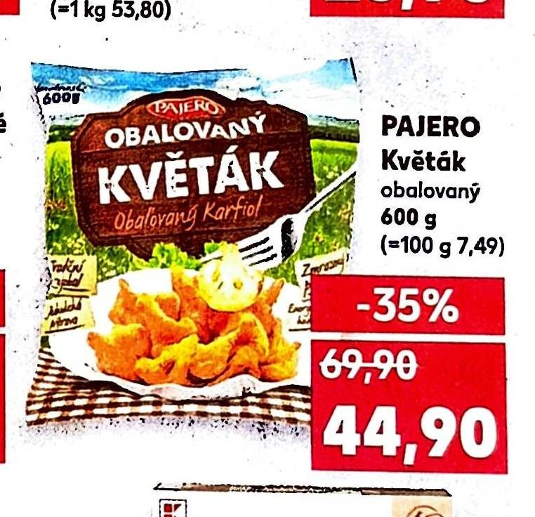PAJERO Květák obalovaný