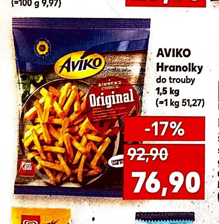 AVIKO Hranolky do trouby