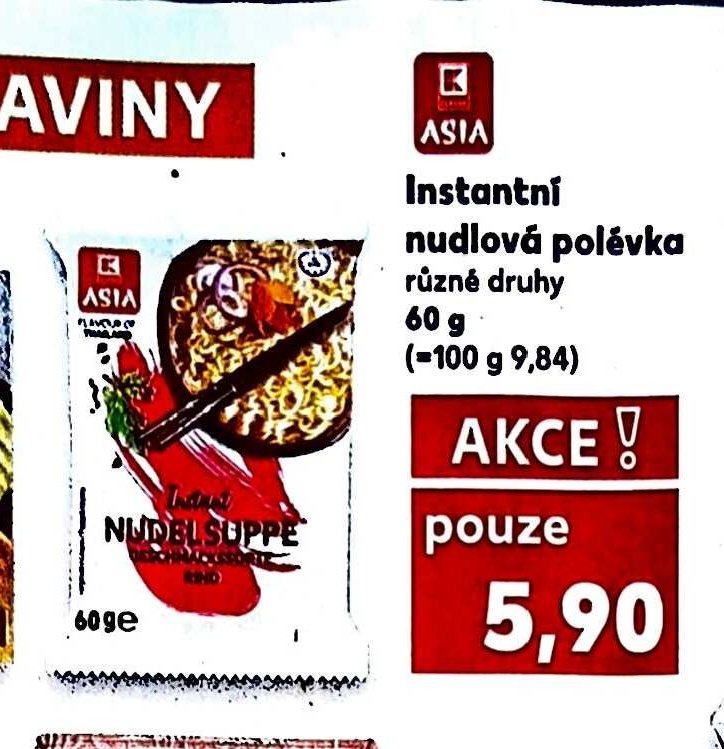 Asia Instantní nudlová polévka