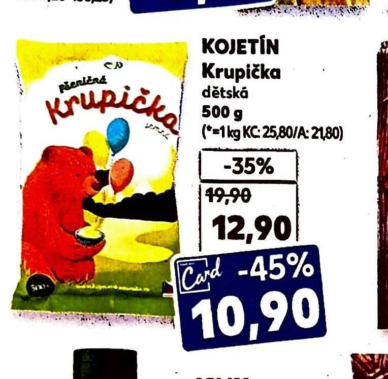 Kojetín Krupička dětská