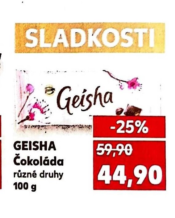 GEISHA Čokoláda