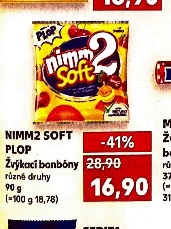 NIMM2 SOFT PLOP Žvýkací bonbóny