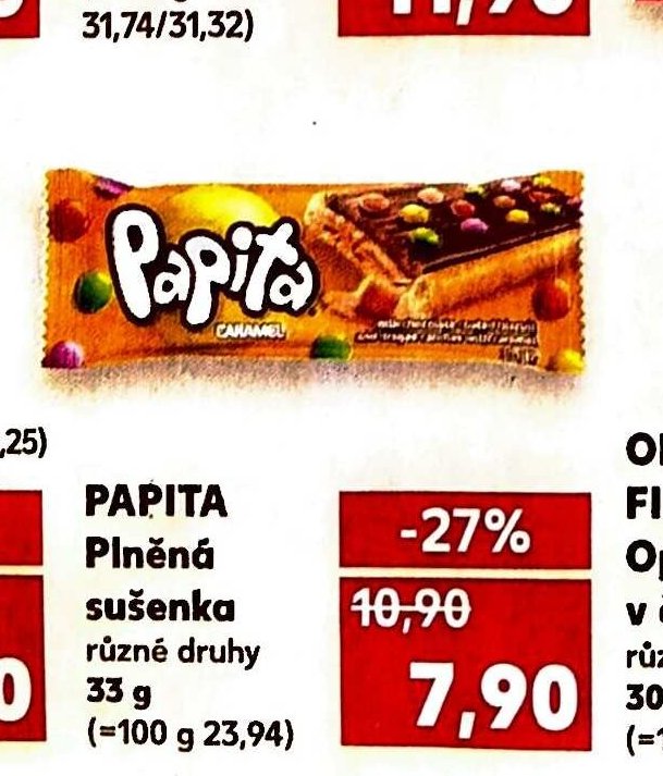 PAPITA Plněná sušenka