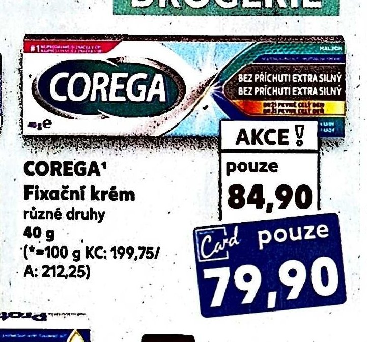 Corega Fixační krém