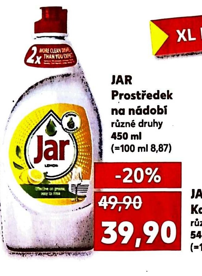 JAR Prostředek na nádobí