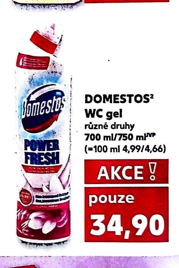 DOMESTOS WC gel