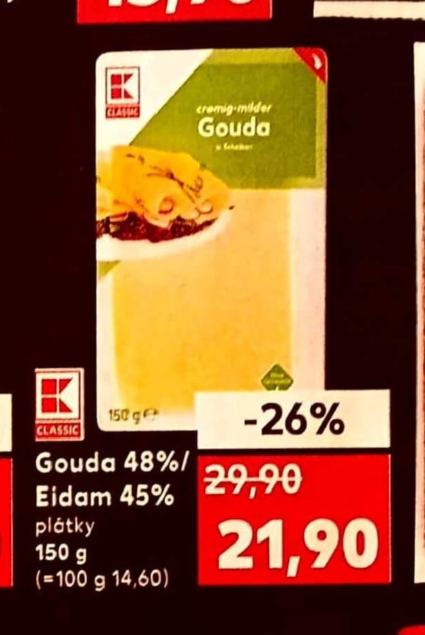 Classic Gouda 48% / Eidam 45%