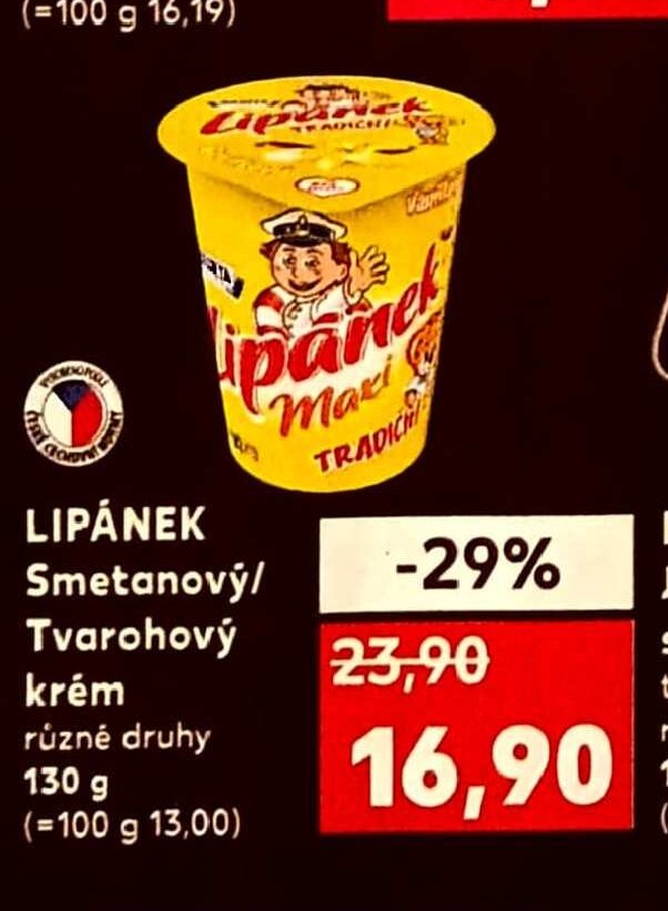 Lipánek Smetanový/Tvarohový krém