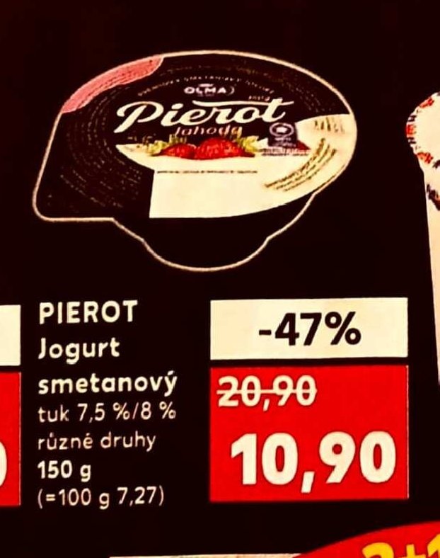 Pierot Jogurt smetanový