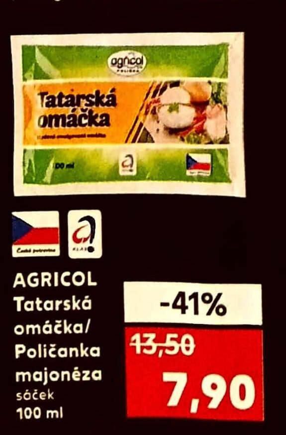 Agricol Tatarská omáčka/Polička majonéza