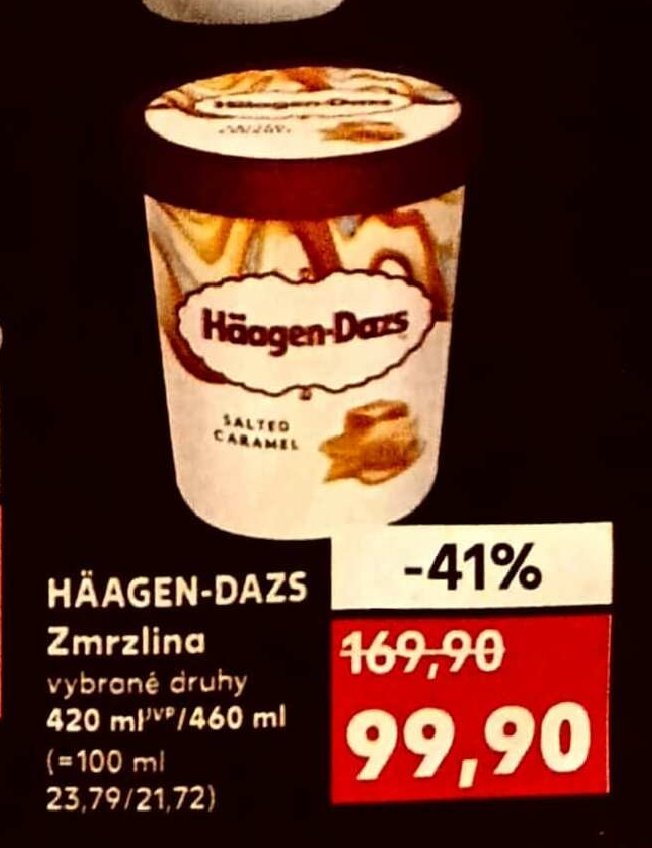 Häagen-Dazs Zmrzlina