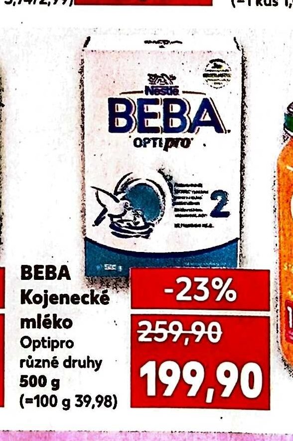 Beba Kojenecké mléko Optipro 500 g