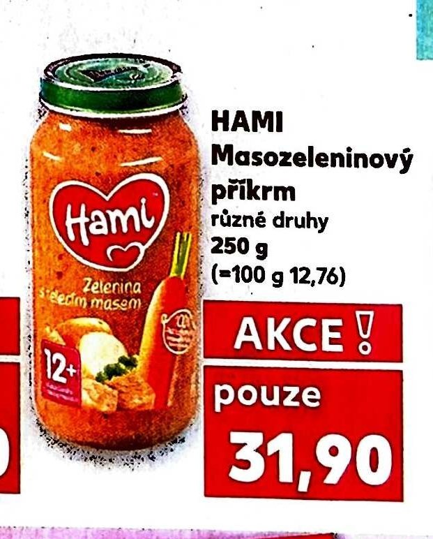 Hami Masozeleninový příkrm 250 g