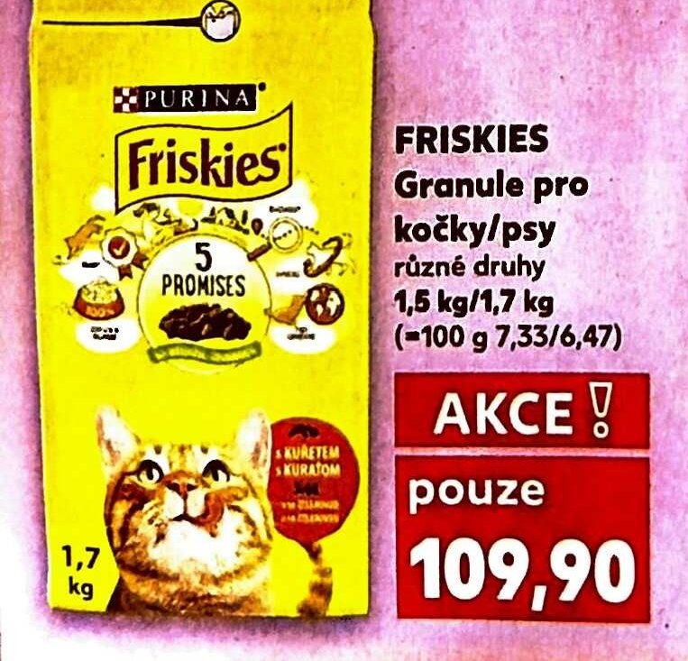 Friskies Granule pro kočky 1,7 kg