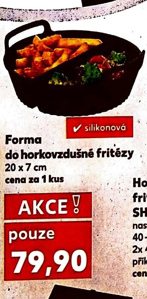 Forma do horkovzdušné fritézy