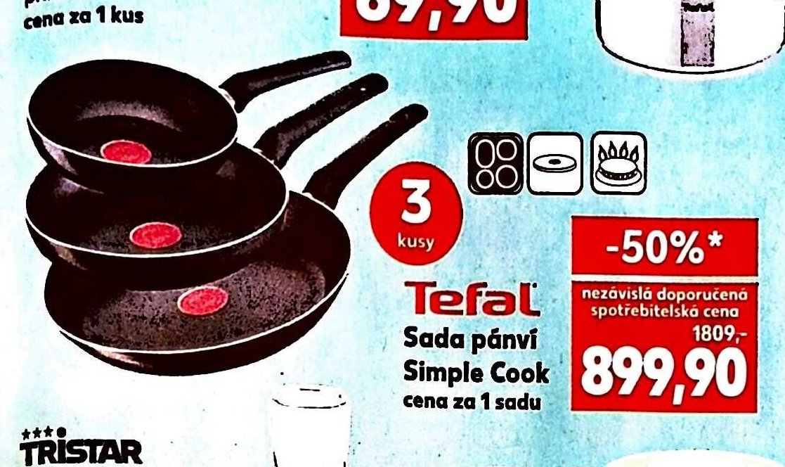 Tefal Sada pánví Simple Cook