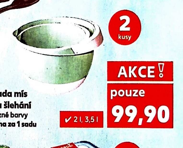 Sada mís na šlehání