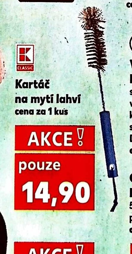 Kartáč na mytí lahví