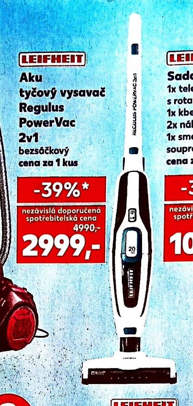 Leifheit Regulus PowerVac 2v1