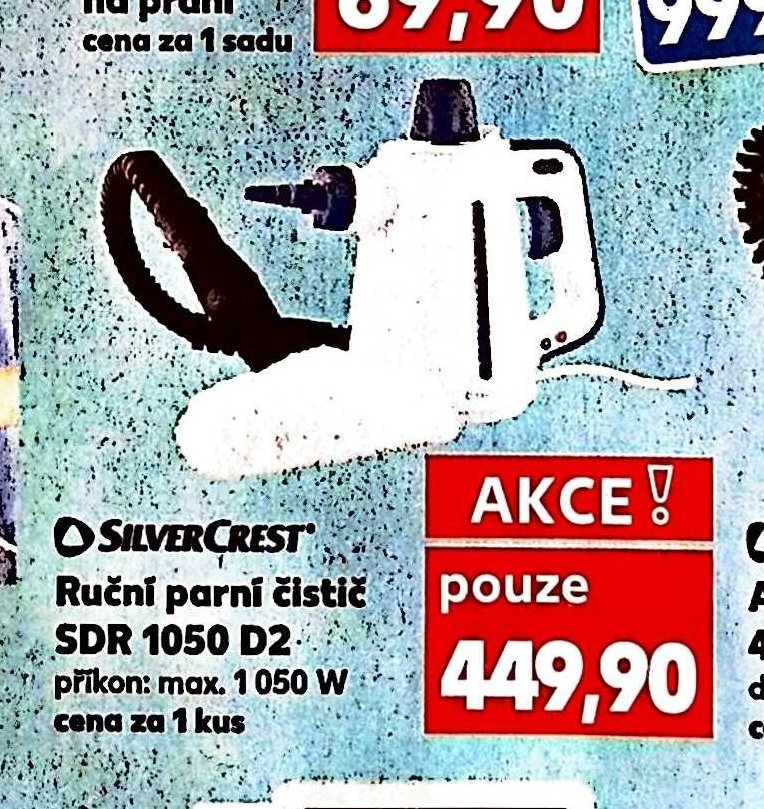 SilverCrest Ruční parní čistič SDR 1050 D2