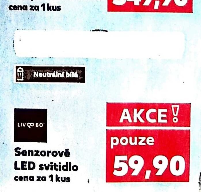 Liv & Bo Senzorové LED svítidlo