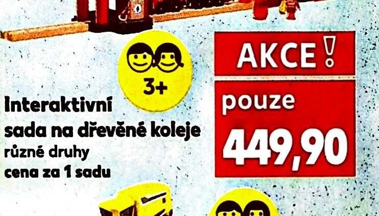 Interaktivní sada na dřevěné koleje