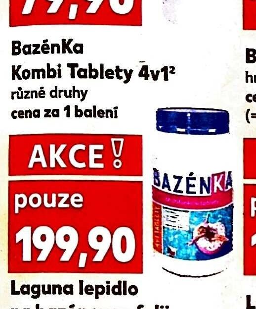 Bazénka Kombi Tablety 4v1