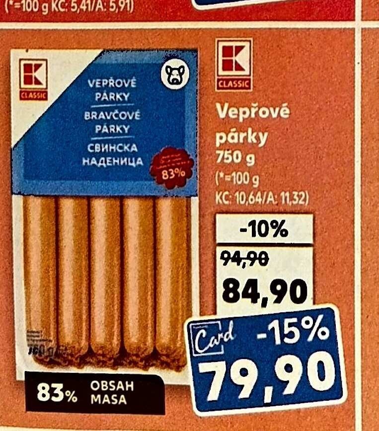 Vepřové párky