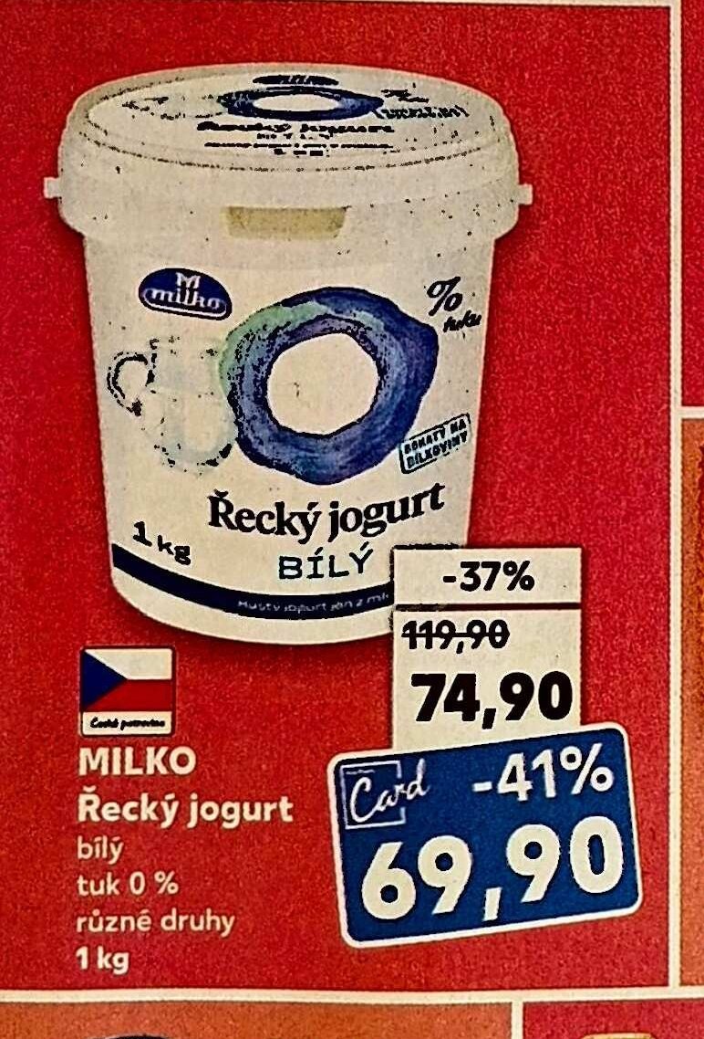 Řecký jogurt BÍLÝ 1 kg